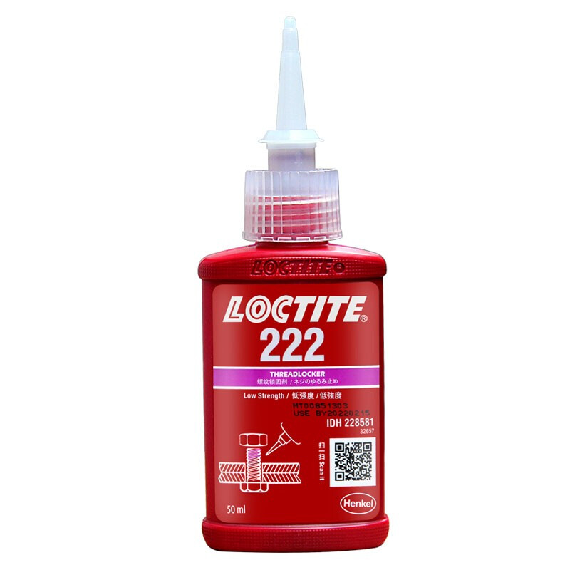 乐泰LOCTITE 222 低强度通用型螺纹锁固胶